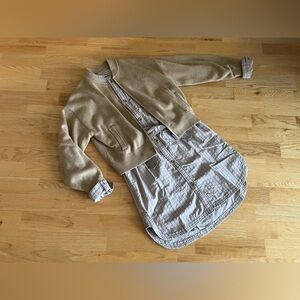 Set of 2 Items! NWT Zara kids girls Wool Blend jackets & Dress Size 12 - 13 H&M